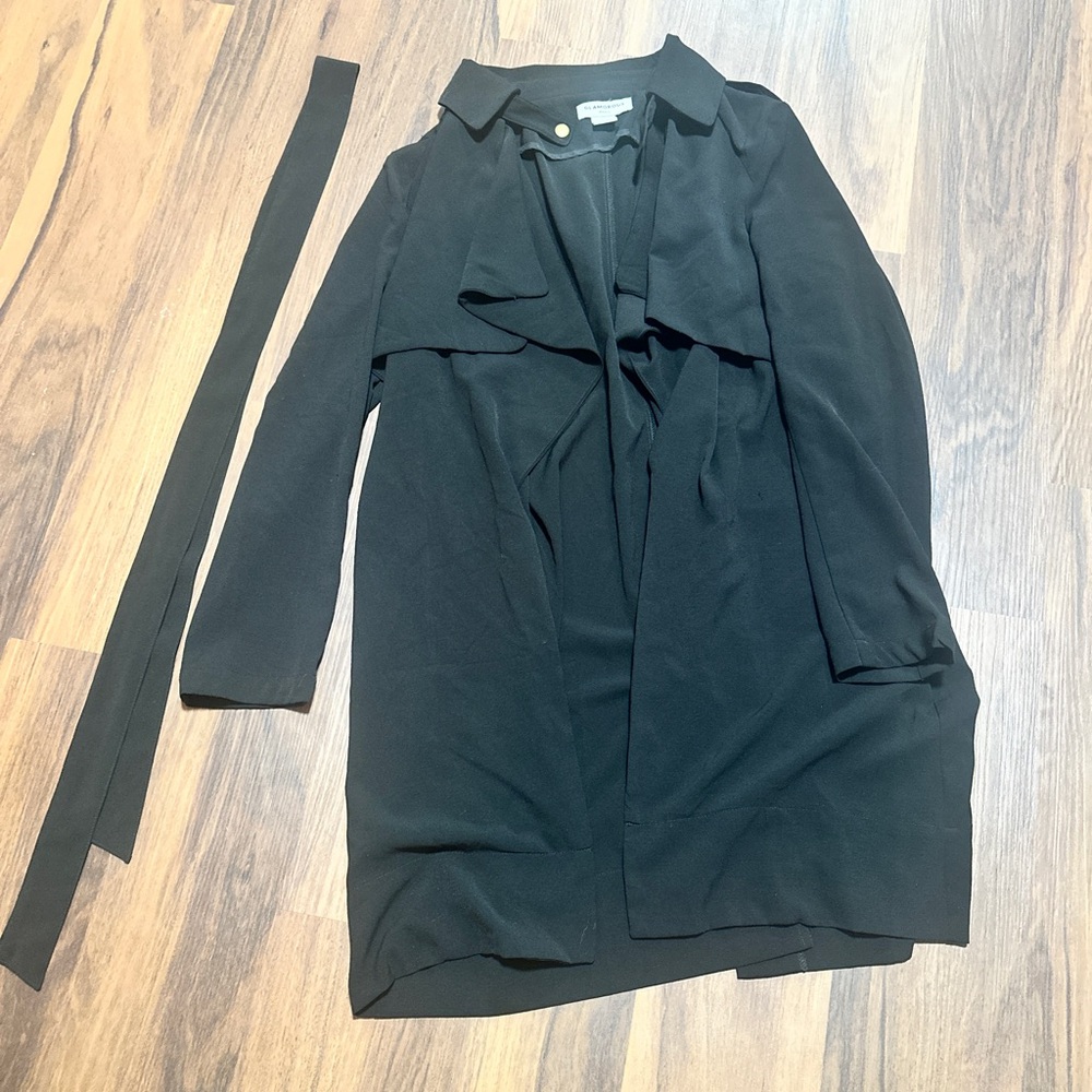 Glamorous Black Trench Coat